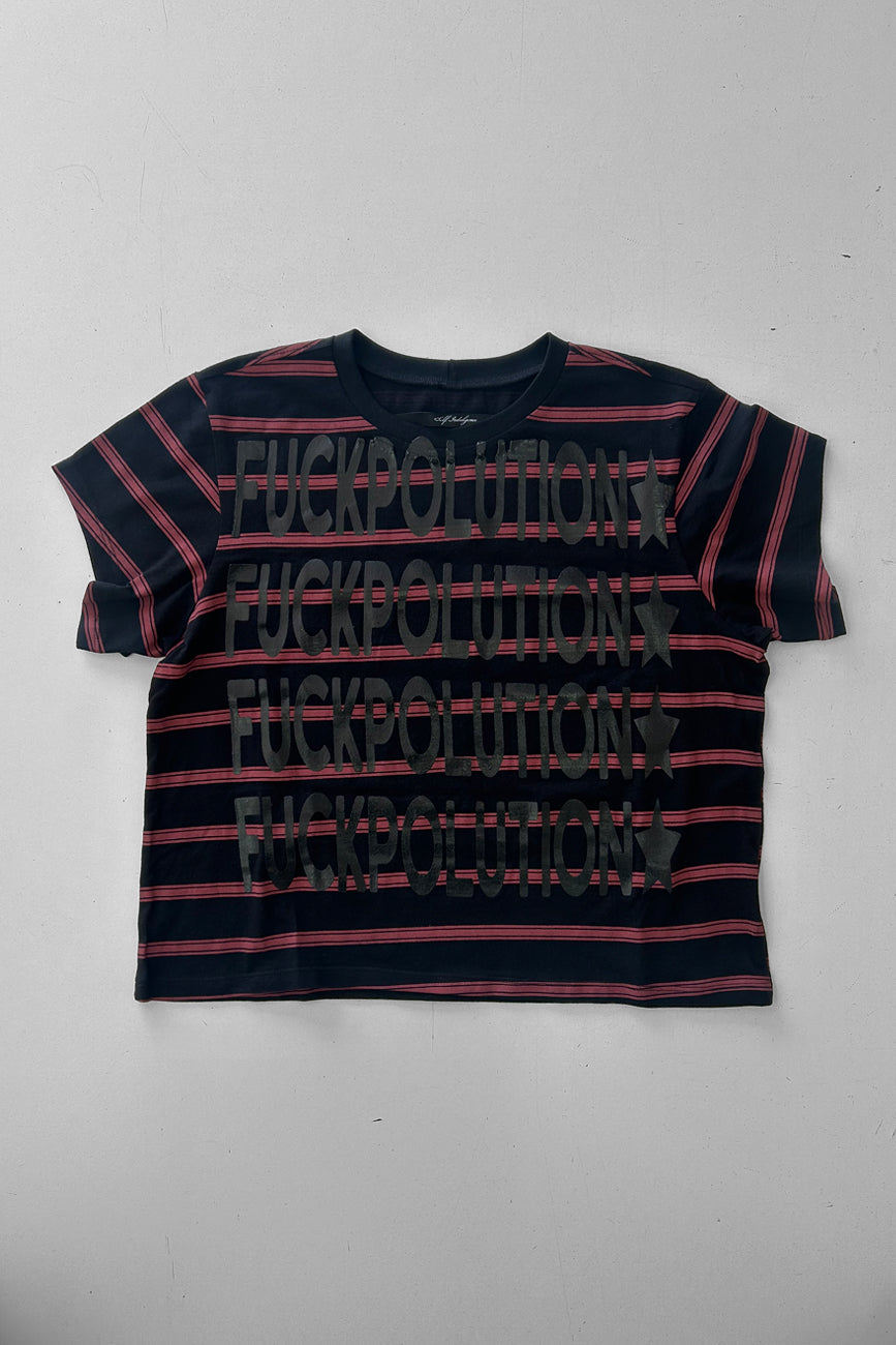 "FUCK POLUTION" TOP